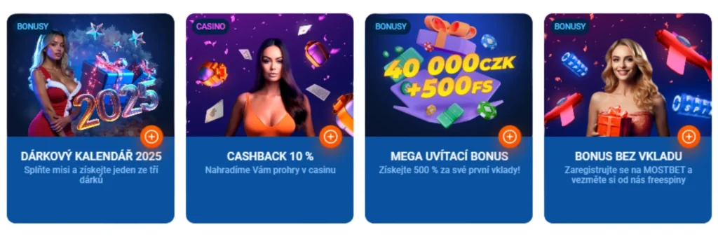 Přehled Bonusů na Mostbet